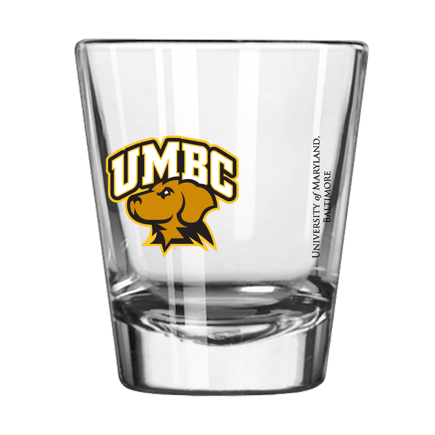 The University of Maryland – Baltimore County 2oz Gameday Shot Glass
