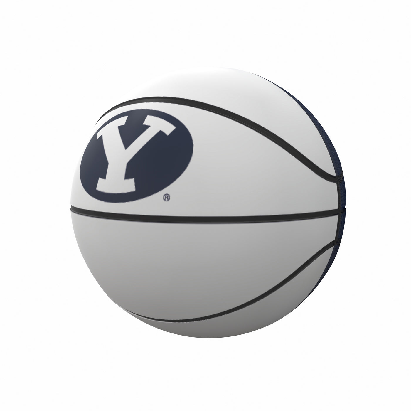 BYU Navy Mini Size Autograph Basketball f/ BYU Wdmk