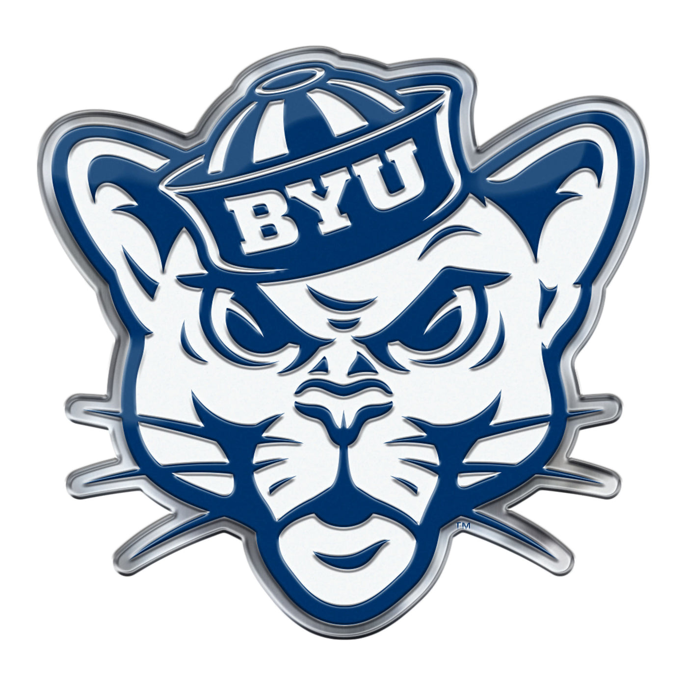 Brigham Young University Embossed Color Emblem2