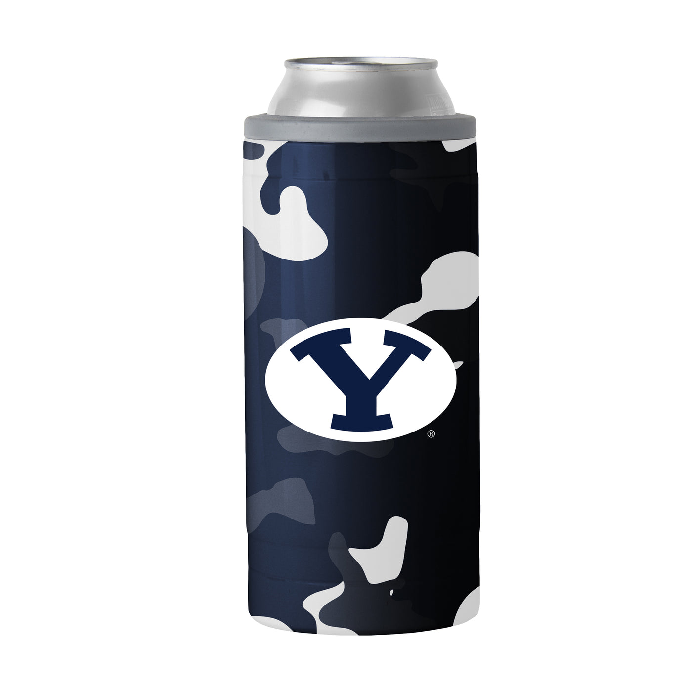 BYU 12oz Camo Swagger Slim Can Coolie