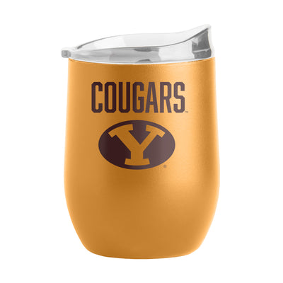 Brigham Young 16oz Huddle Powder Coat Curved Bev