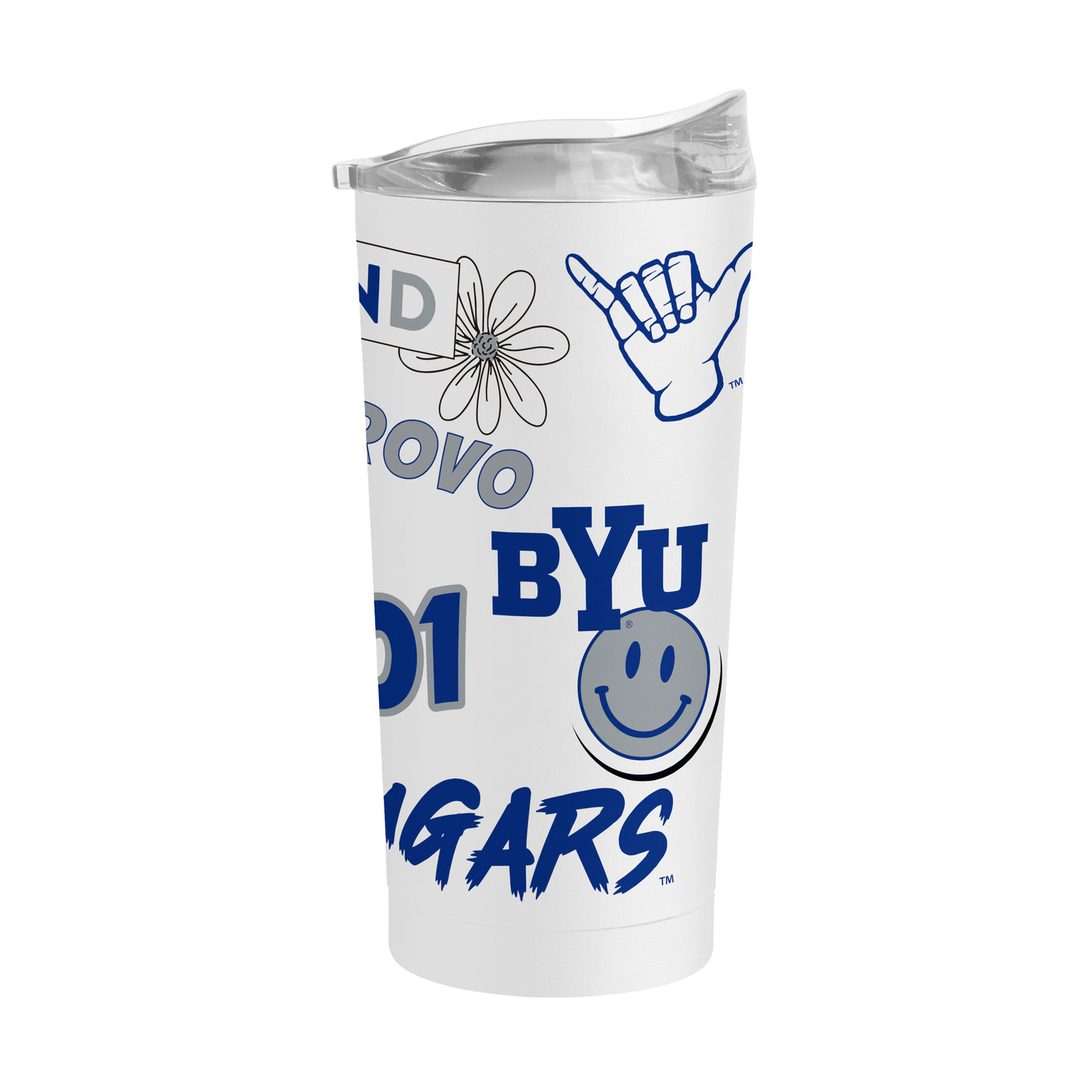 BYU 20oz Native Powder Coat Tumbler