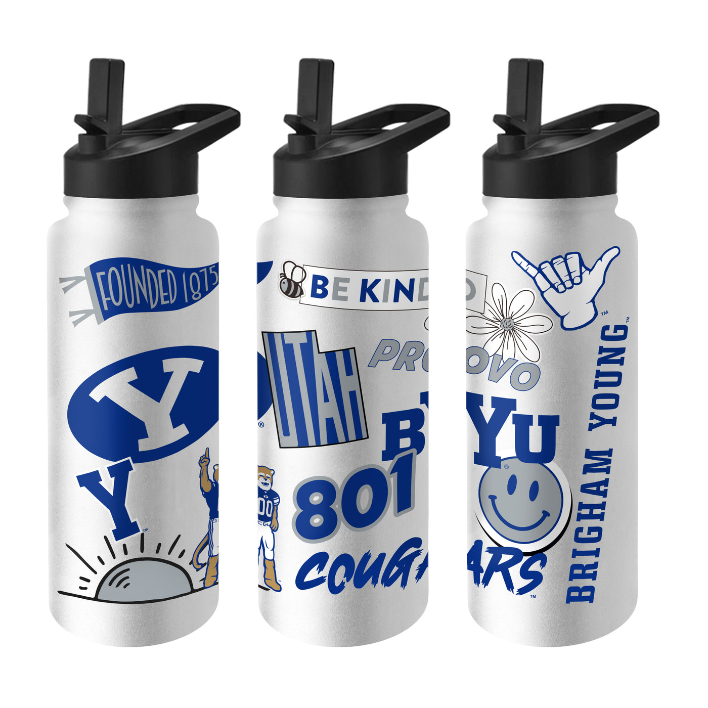 Brigham Young 34oz Native Quencher Bottle