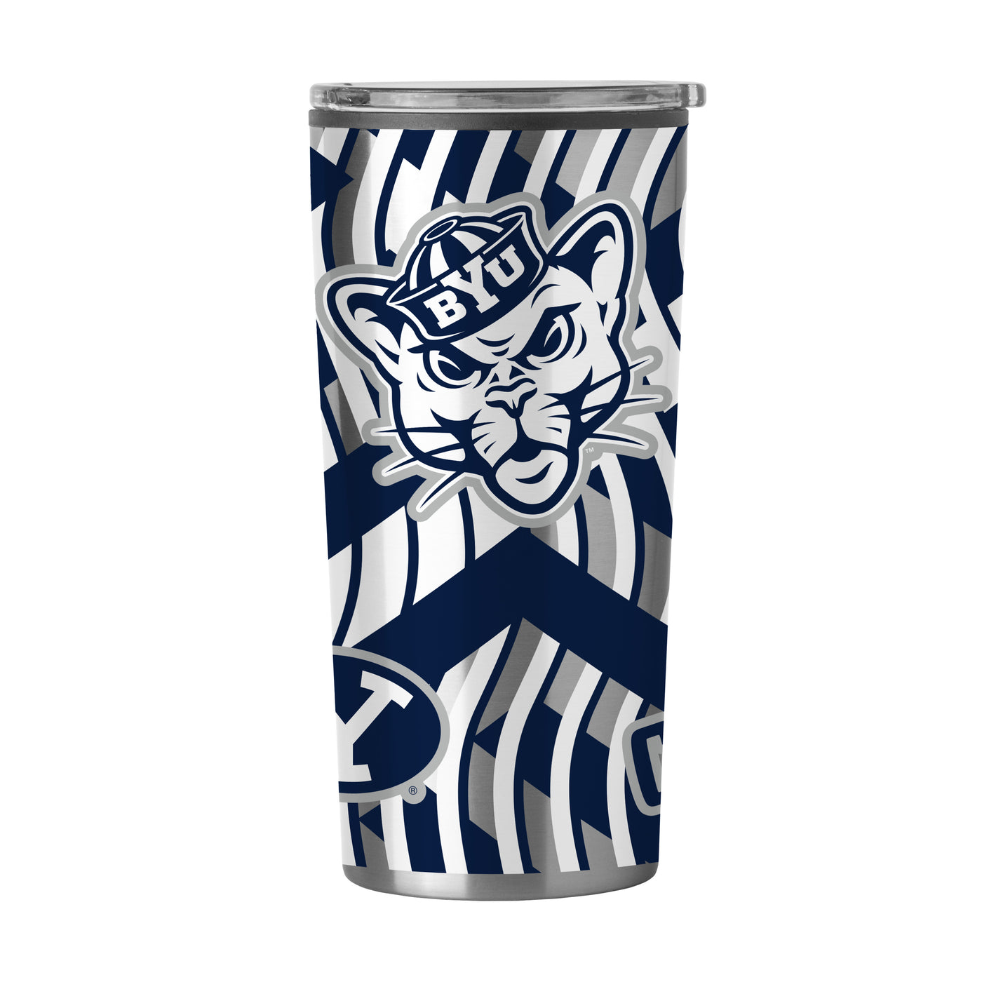 BYU 20oz Flex Plastic Wall Stainless Tumbler