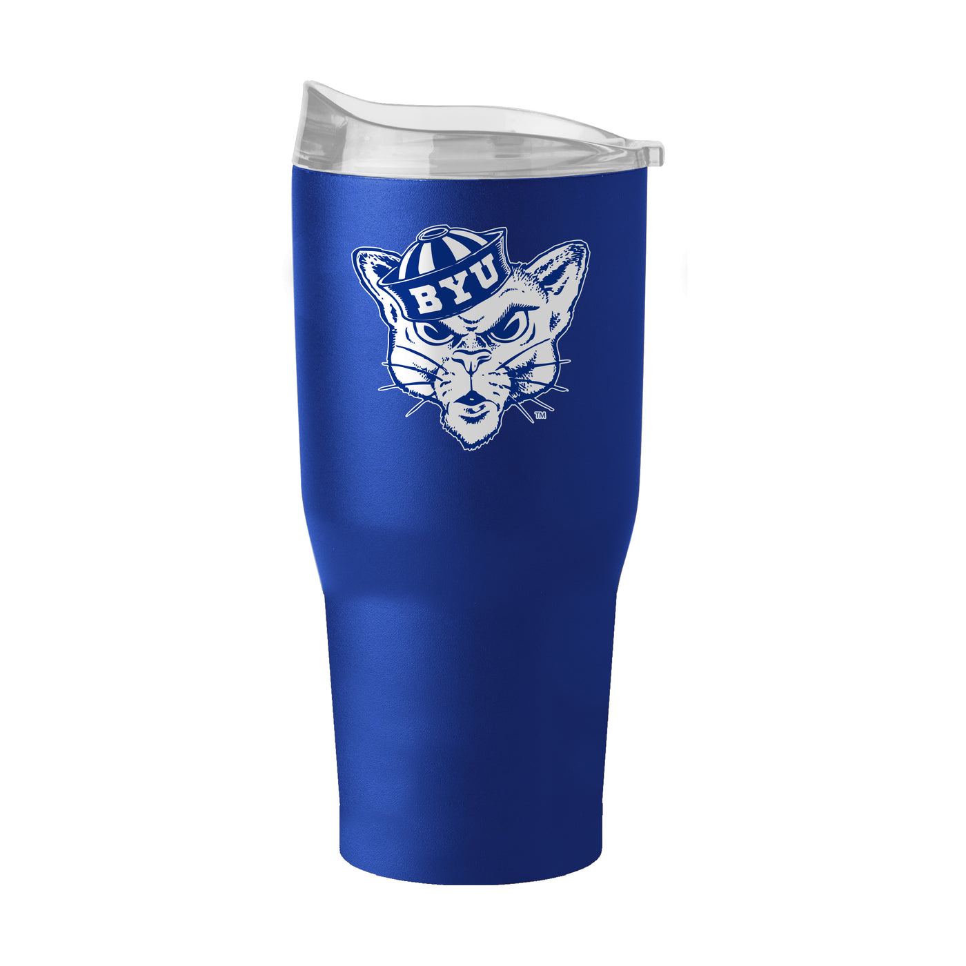 BYU Vault Royal 30oz Powder Coat Tumbler