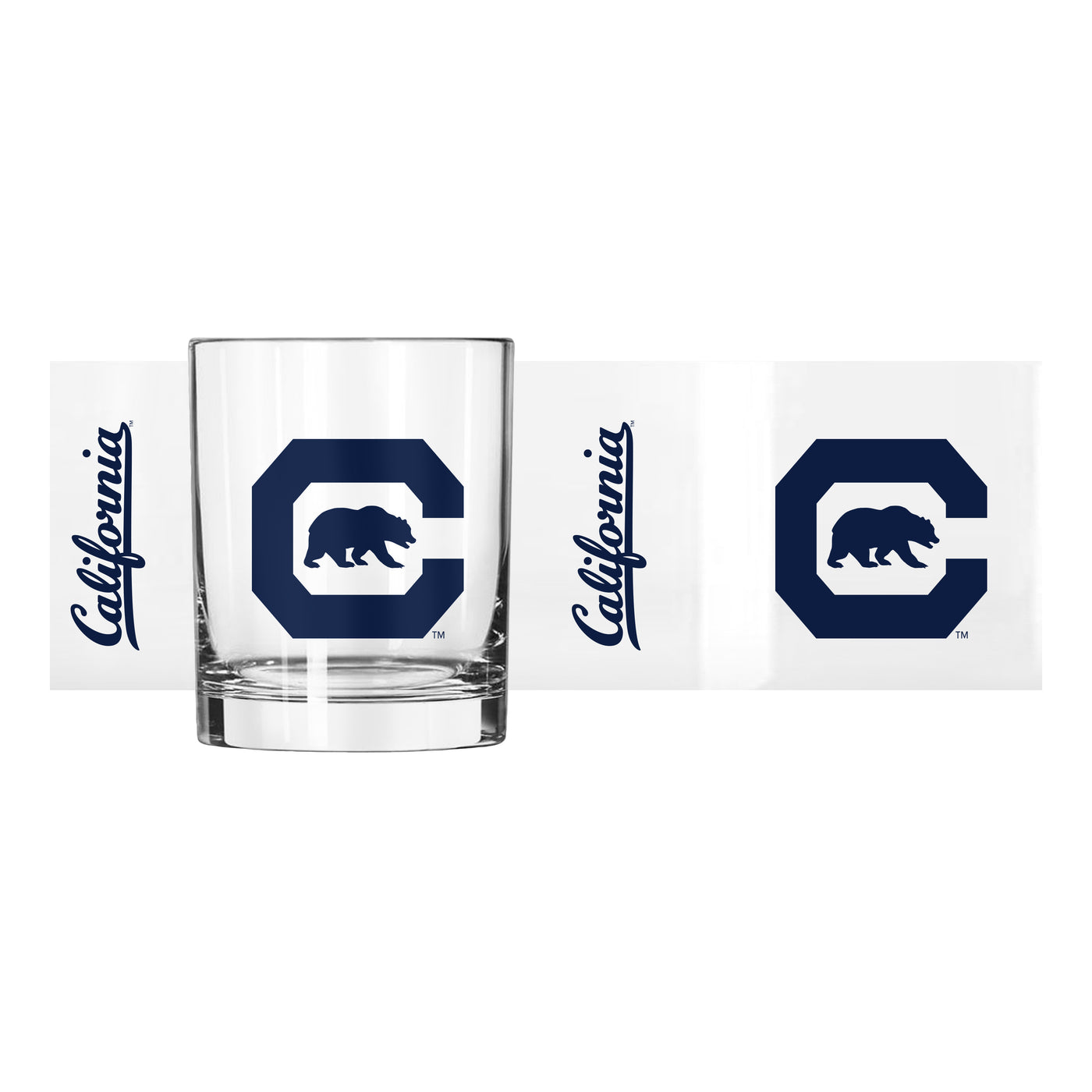 California Berkeley 14oz Gameday Rocks Glass - Logo Brands