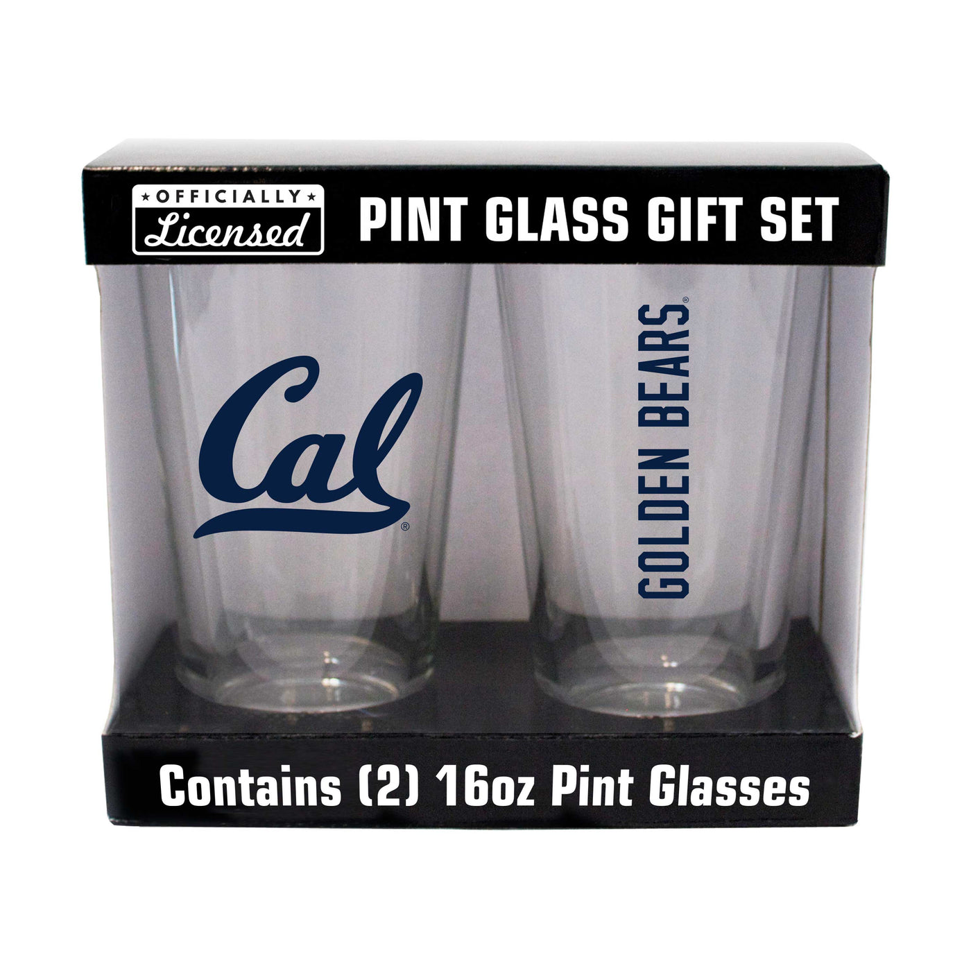 Cal Berkley 16oz Gameday Pint Glass 2 Pack