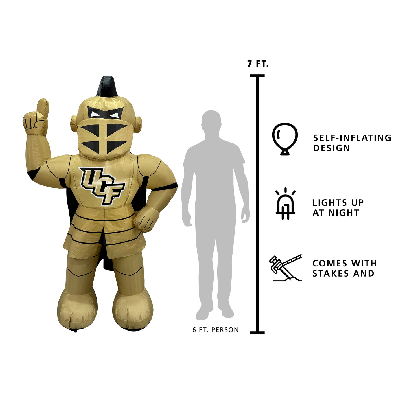 Central Florida Yard Inflatable Mascot - Logo Brands