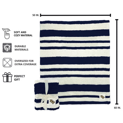 Central Florida Cable Knit Throw 50x60