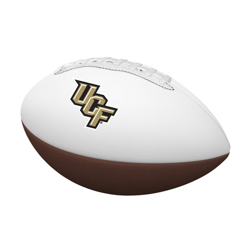 Central Florida Mini Autograph Football by Logo Brands, featuring team logo and space for player signatures, perfect for collectors.