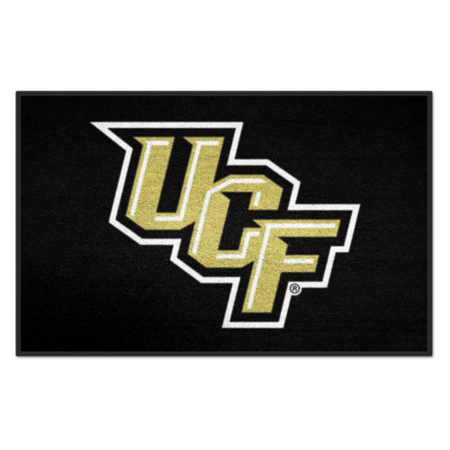 University of Central Florida Logo Brands starter mat with UCF logo, durable mat for sports and tailgating events.