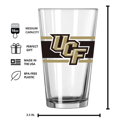 Central Florida 16oz Stripe Pint Glass - Logo Brands