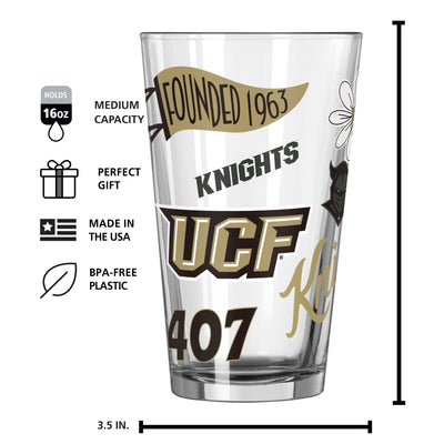 Central Florida 16oz Native Pint Glass