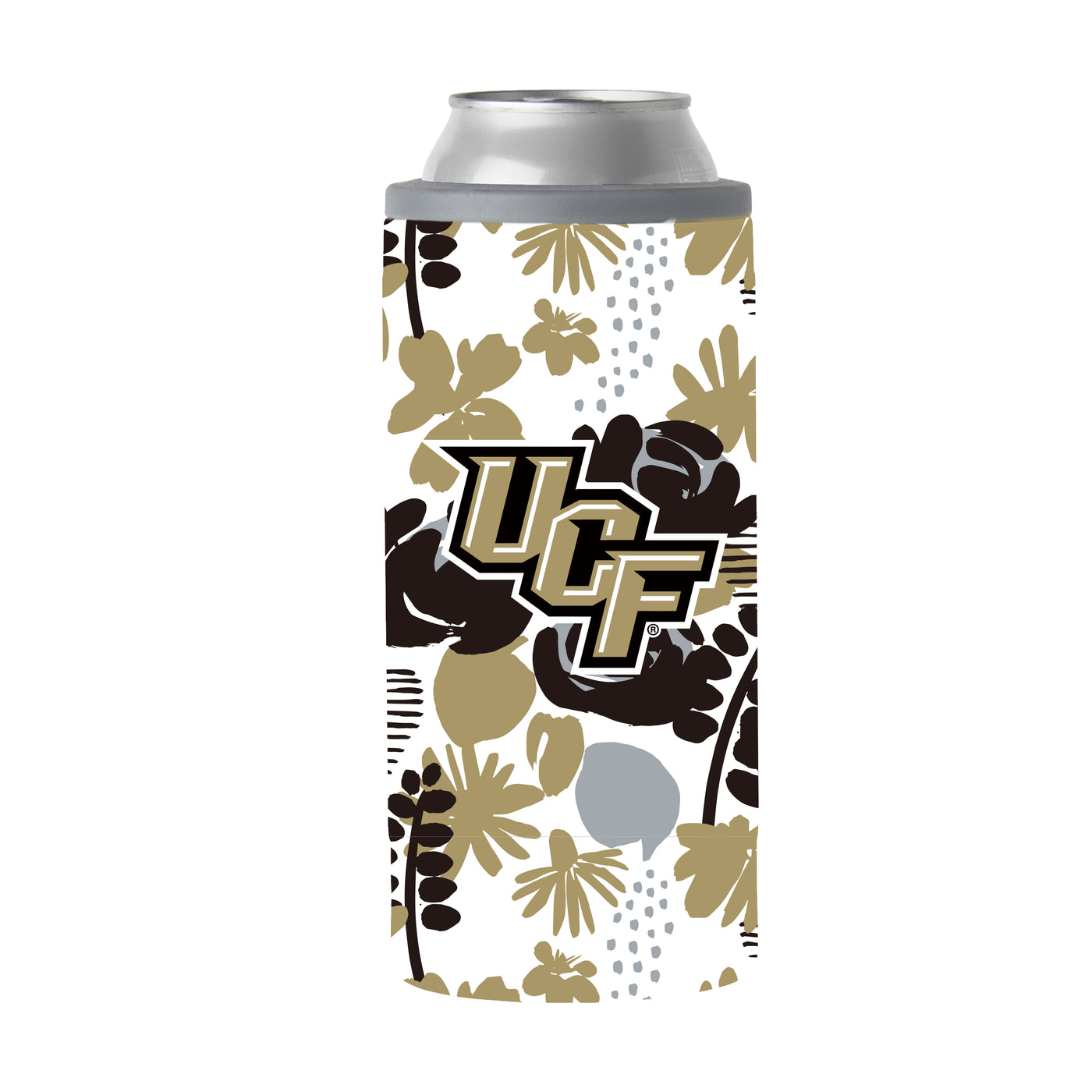 Central Florida 12oz Floral Slim Can Coolie