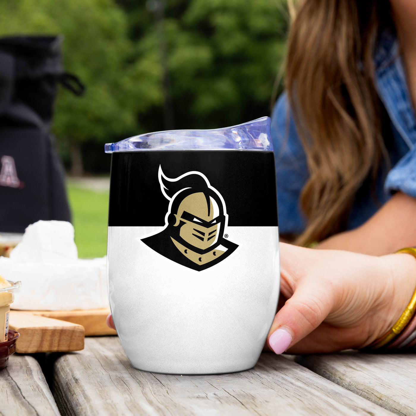 Central Florida 16oz Colorblock Stainless Curved Beverage