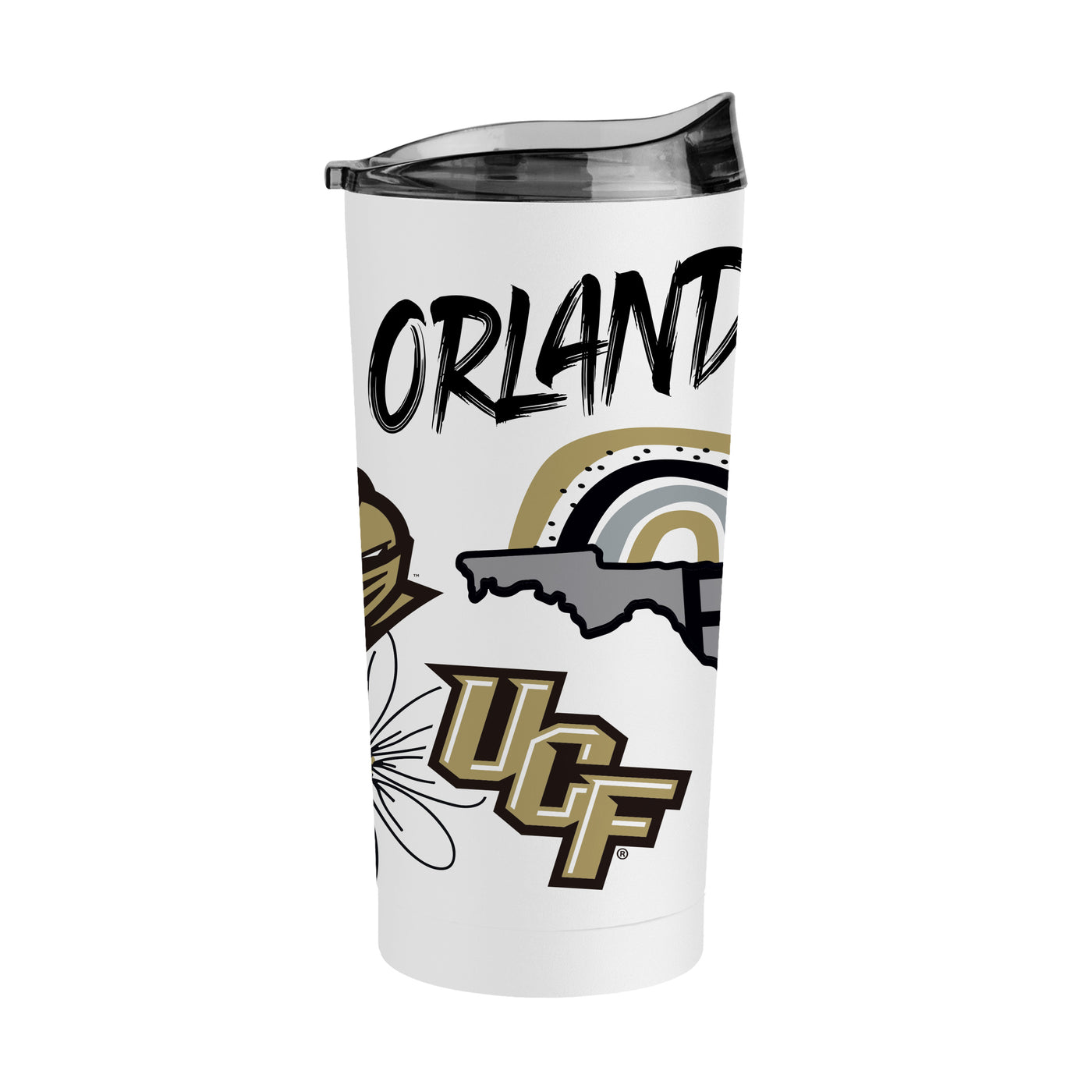 Central Florida 20oz Native Powder Coat Tumbler
