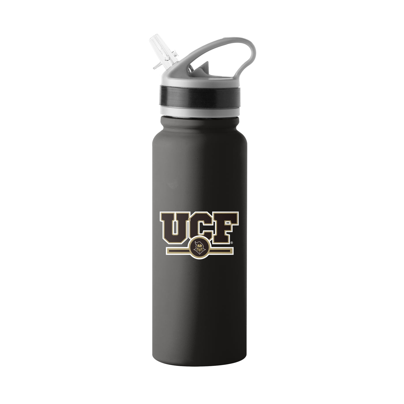 Central Florida 25oz Campus Color Letterman Stainless Single Wall Flip Top Bottle