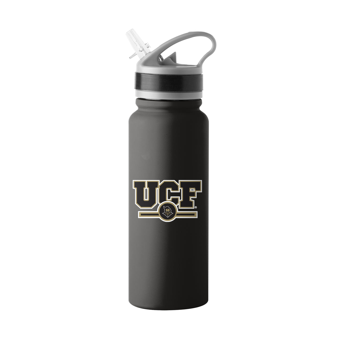 Central Florida 25oz Campus Color Letterman Stainless Single Wall Flip Top Bottle