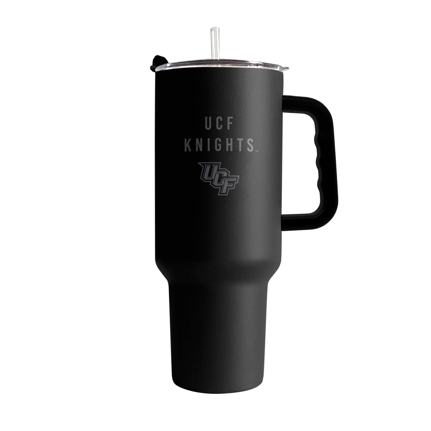 Central Florida 40oz Black Tonal Powder Coat Tumbler