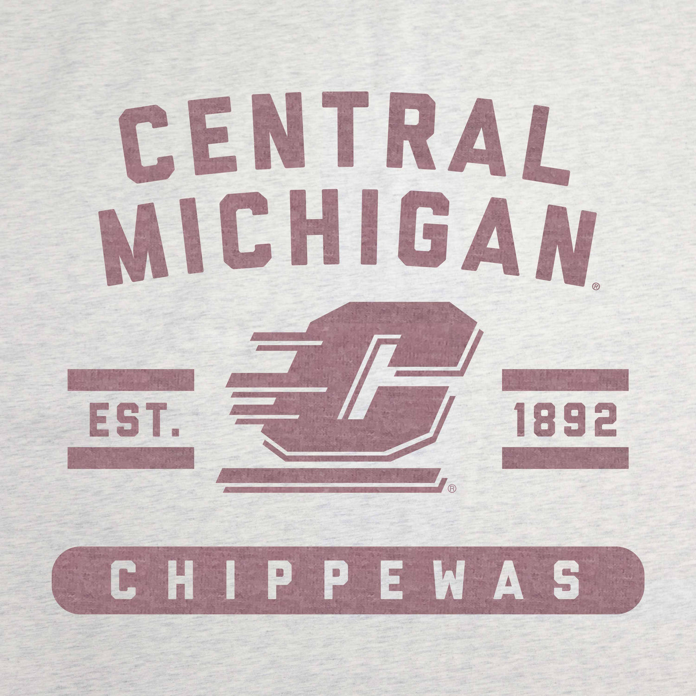 Central Michigan Sublimated Sweatshirt Blanket