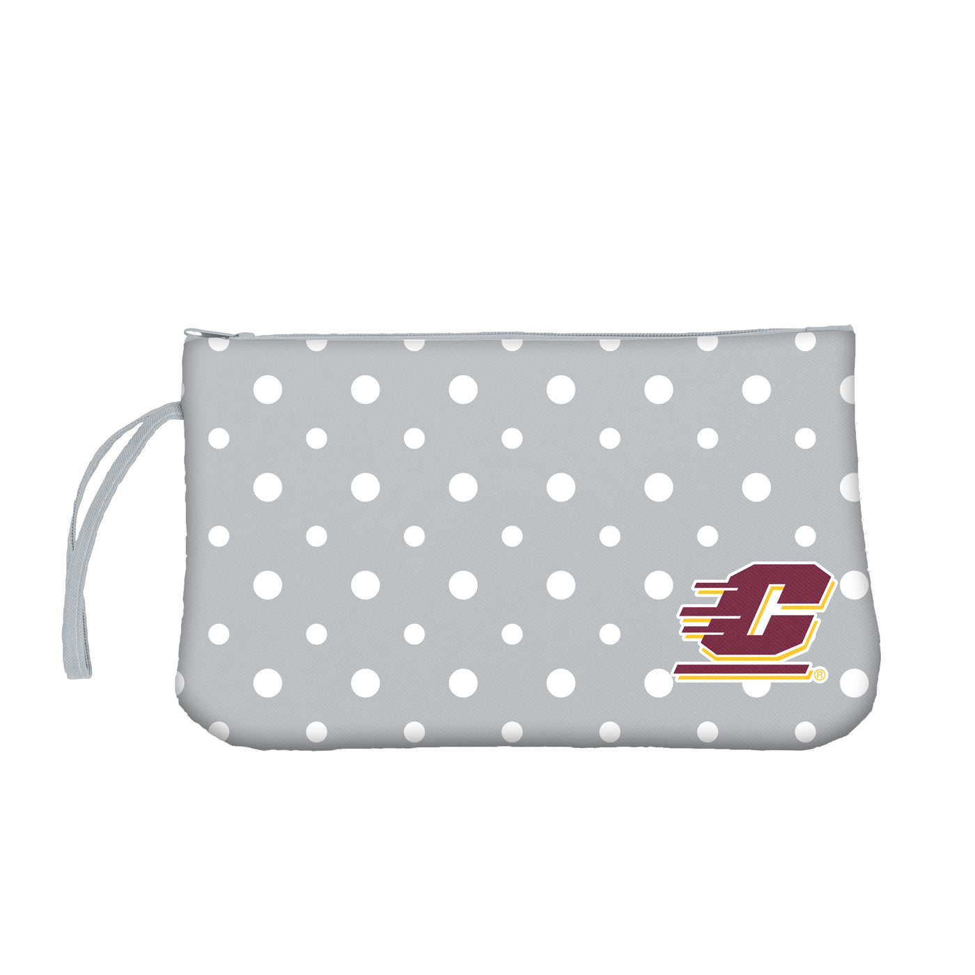 Central Michigan Dot Wristlet