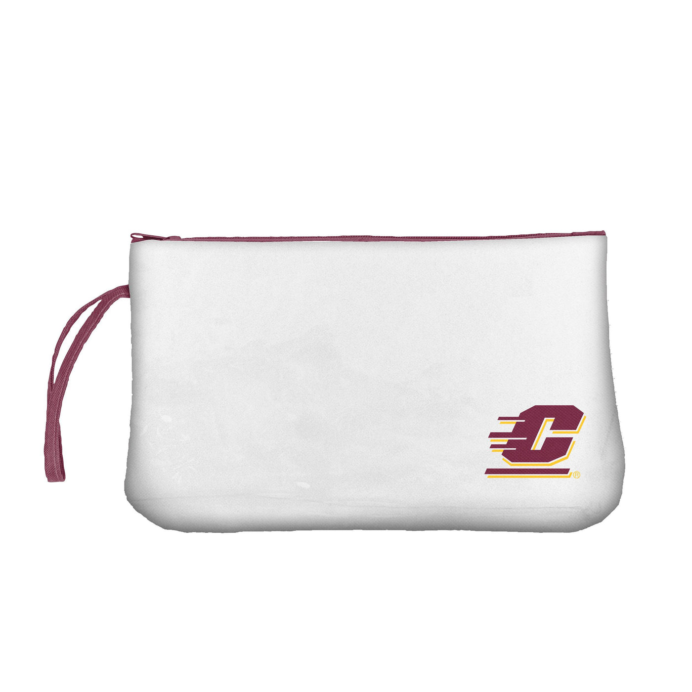 Central Michigan Clear Wristlet