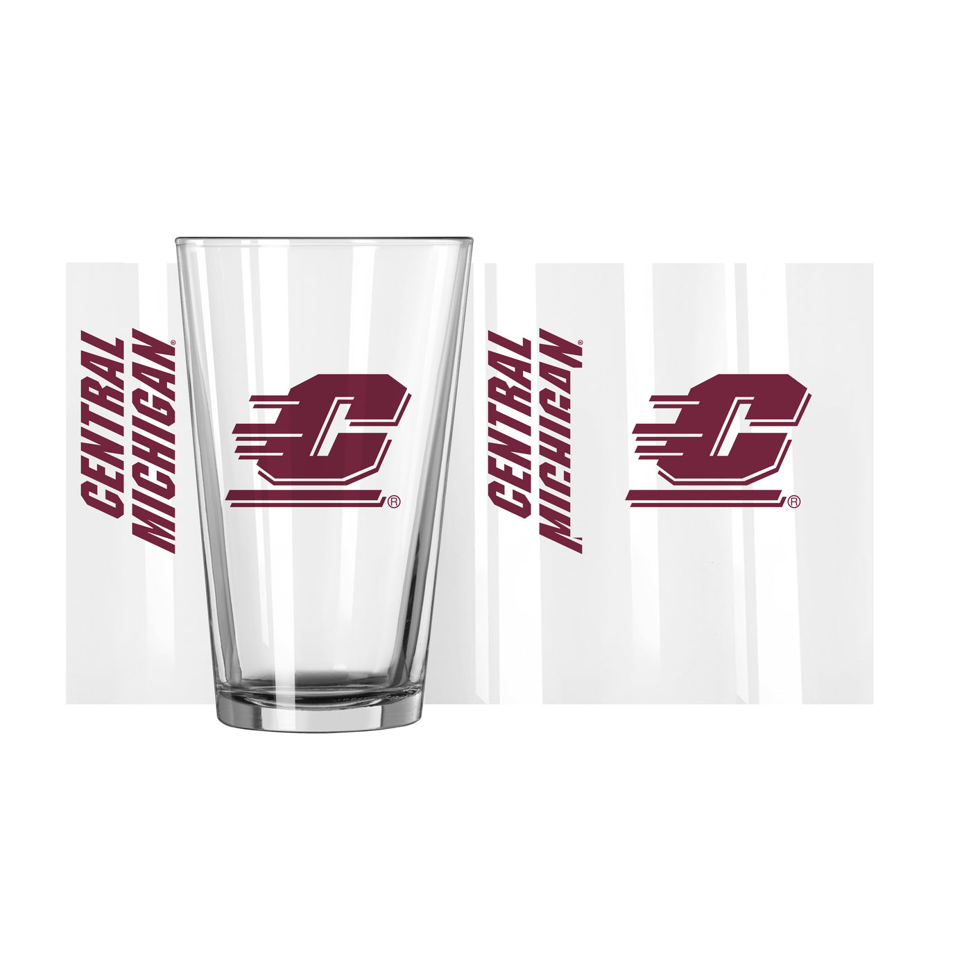 Central Michigan 16oz Gameday Pint Glass