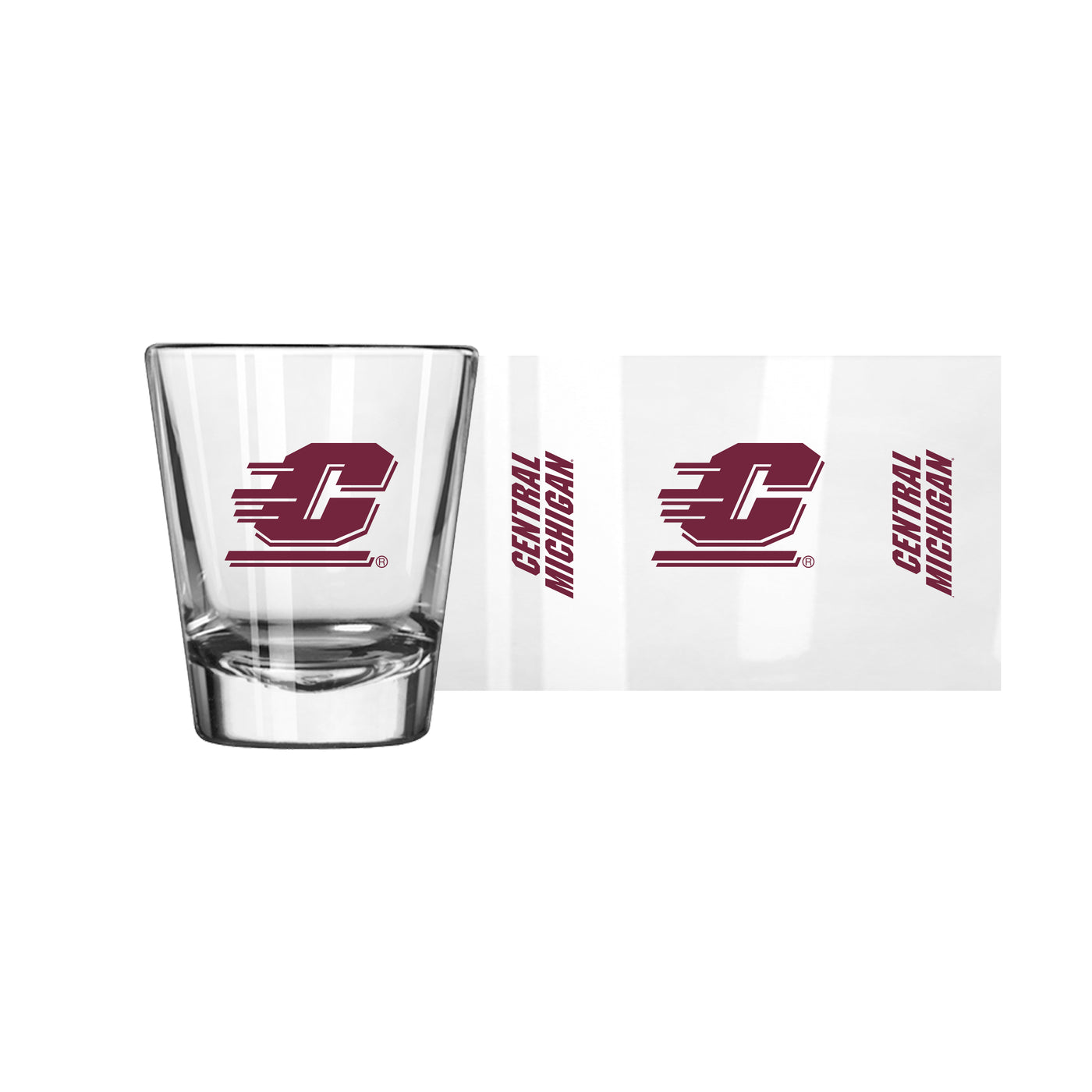 Central Michigan 2oz Gameday Shot Glass