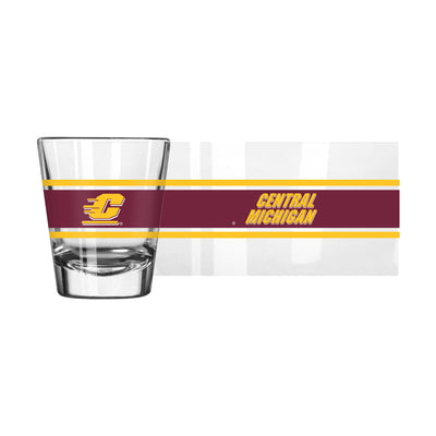 Central Michigan 2oz Stripe Shot Glass