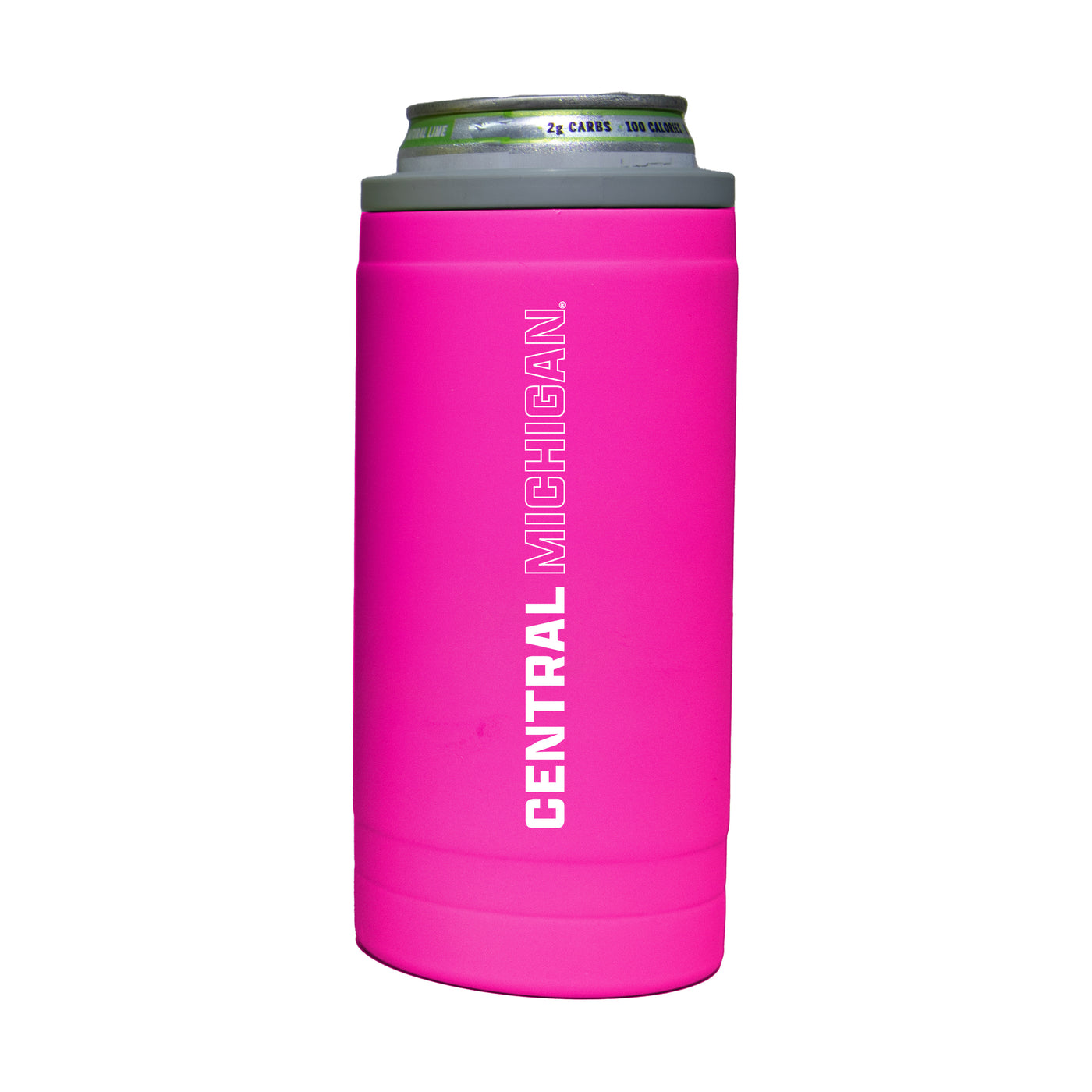 Central Michigan 12oz Electric Stacked Soft Touch Slim Coolie