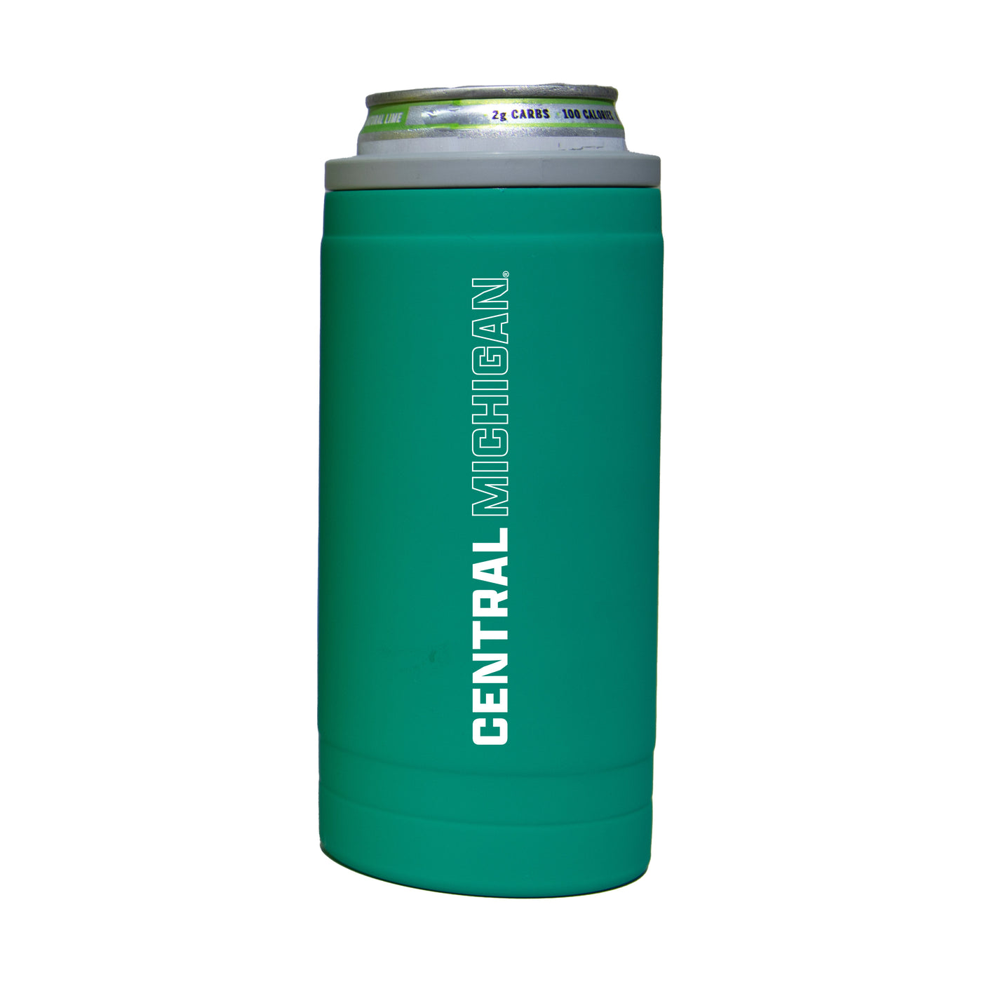 Central Michigan 12oz Optic Stacked Soft Touch Slim Coolie