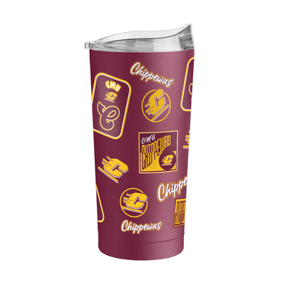 Central Michigan 20oz Dreamweave Powder Coat Tumbler