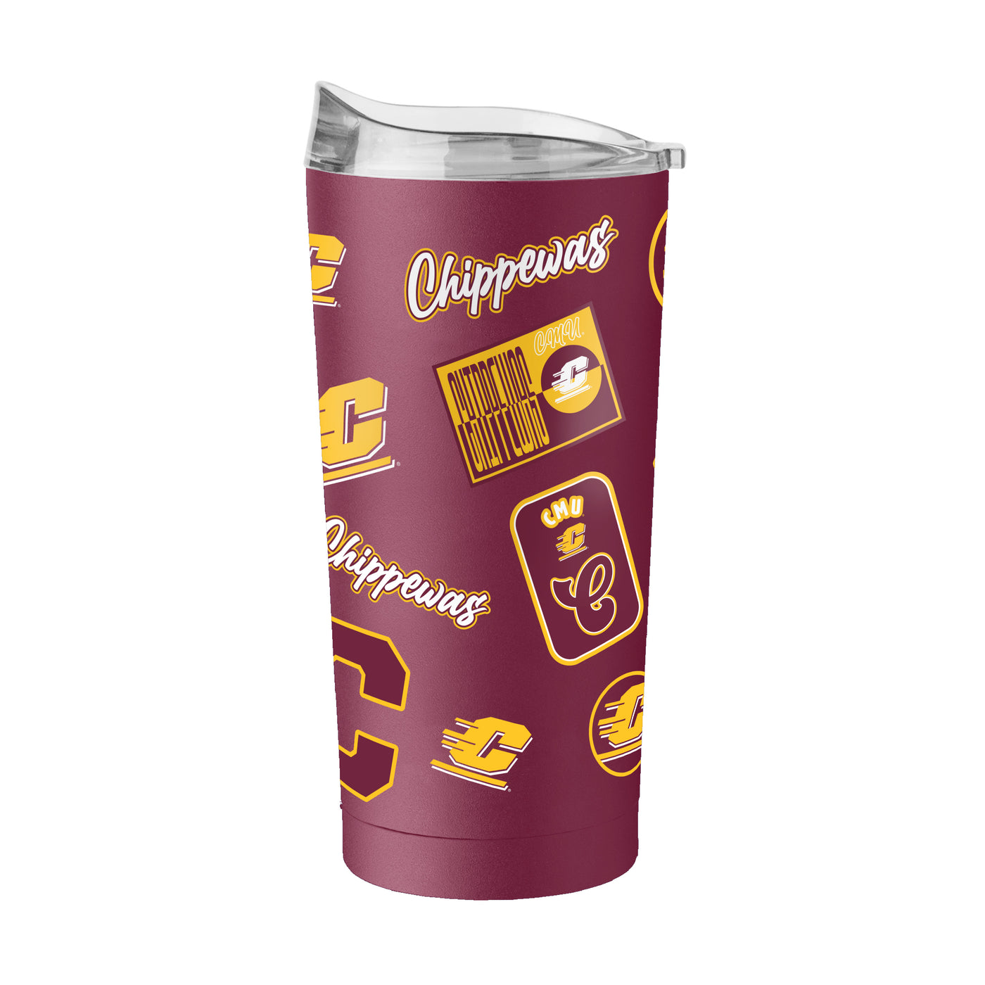 Central Michigan 20oz Dreamweave Powder Coat Tumbler