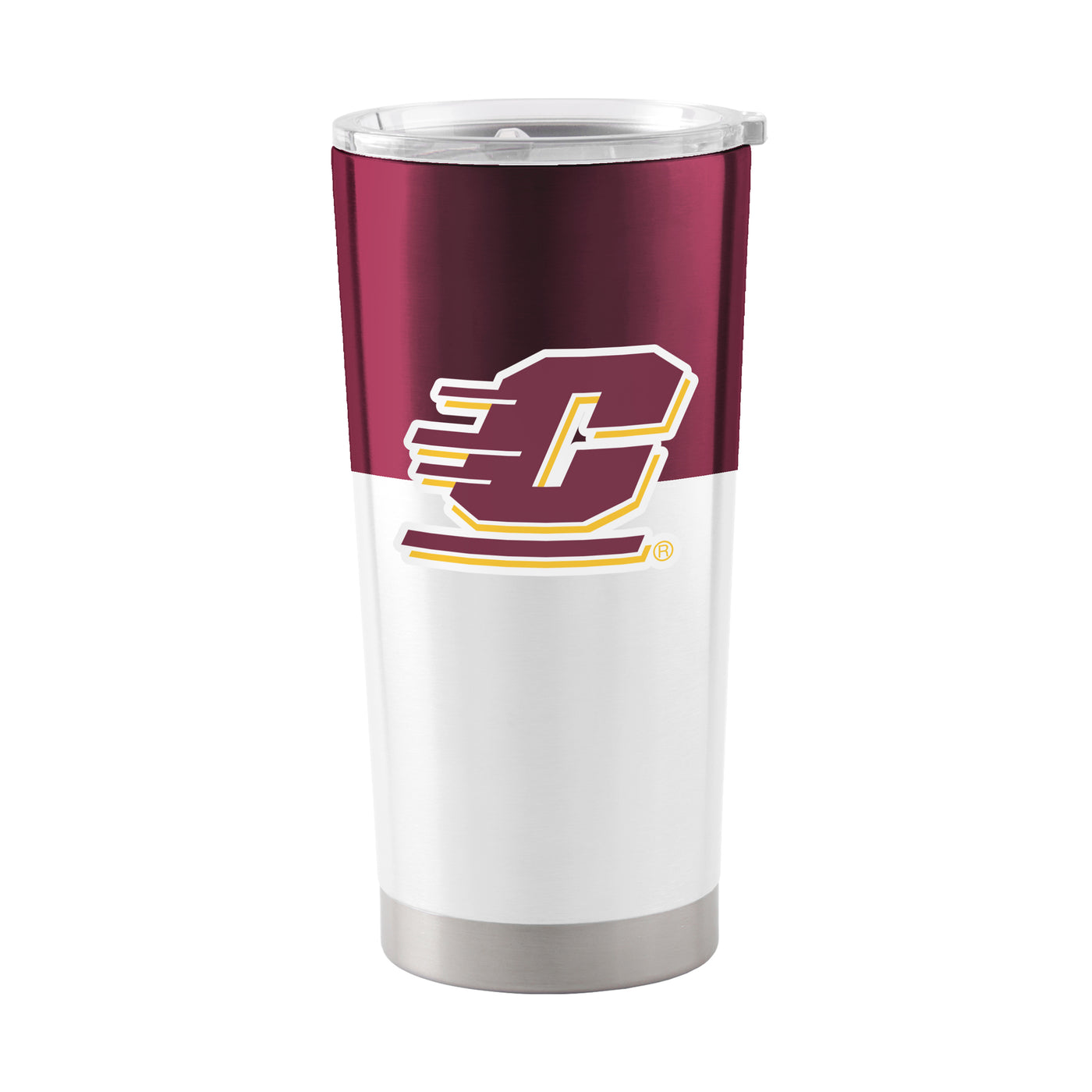 Central MI 20oz Colorblock Stainless Tumbler
