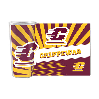 Central Michigan 20oz Mascot Stainless Tumbler
