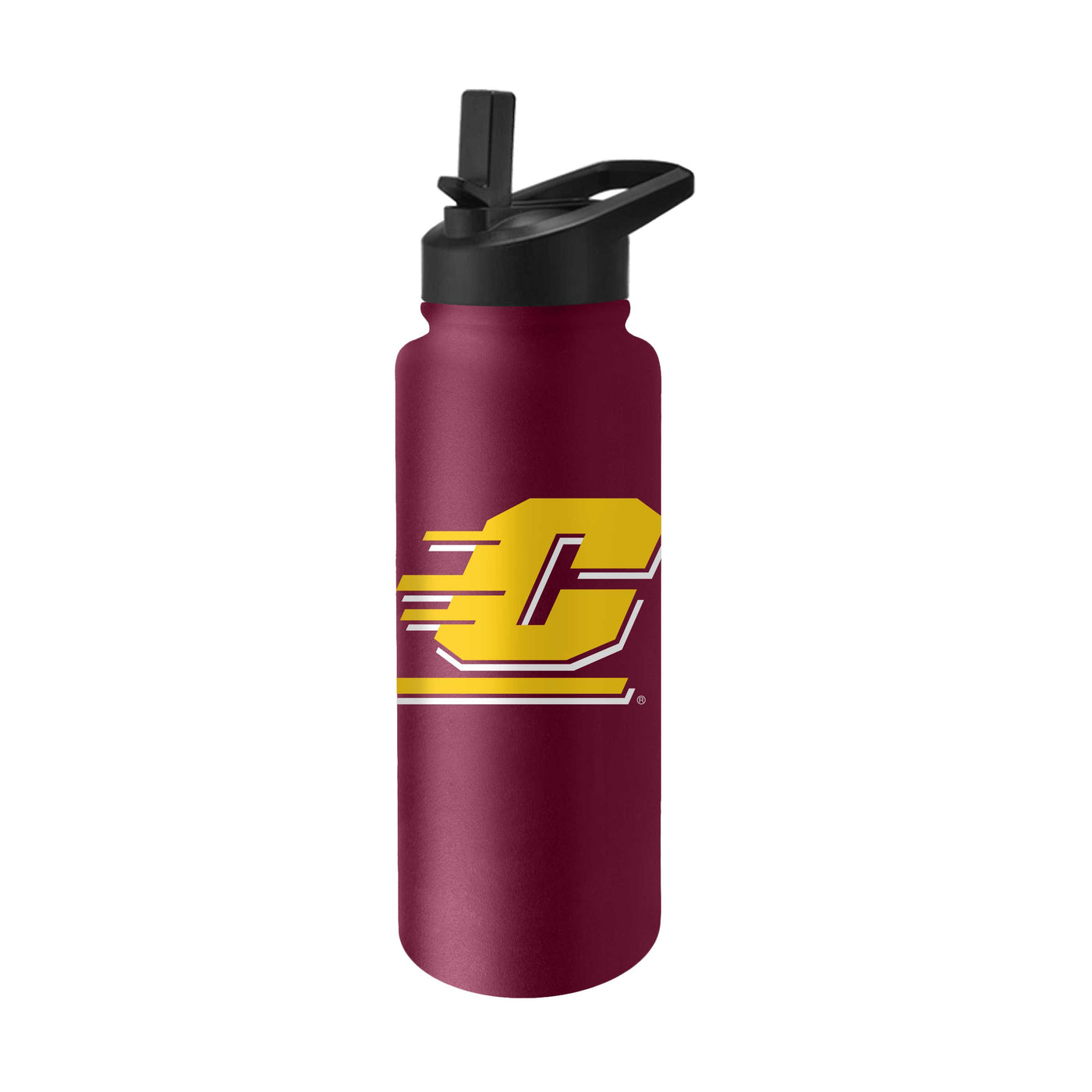 Central Michigan 34oz Logo Quencher Bottle