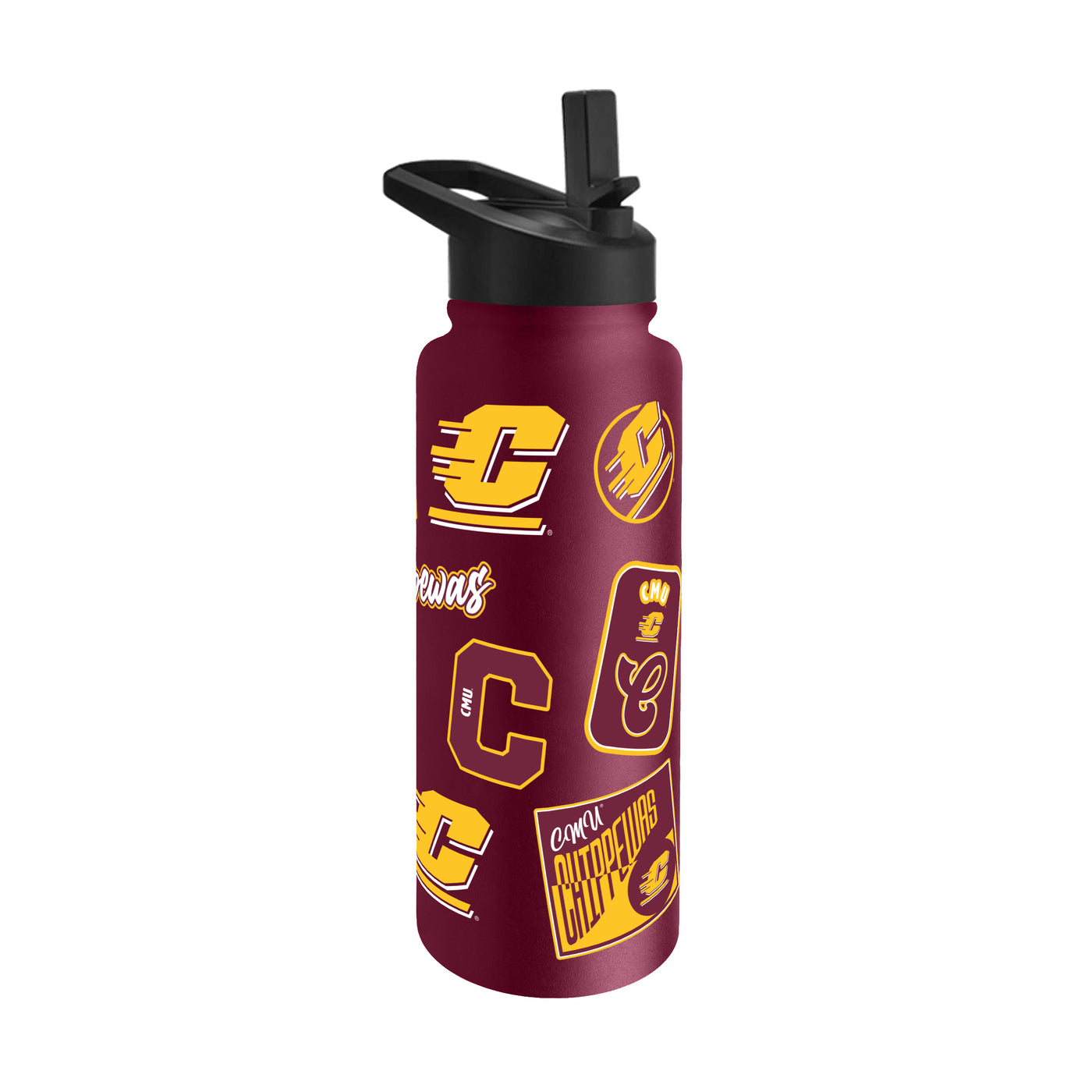 Central Michigan 34oz Dreamweave Quencher Bottle