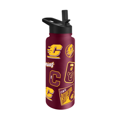 Central Michigan 34oz Dreamweave Quencher Bottle
