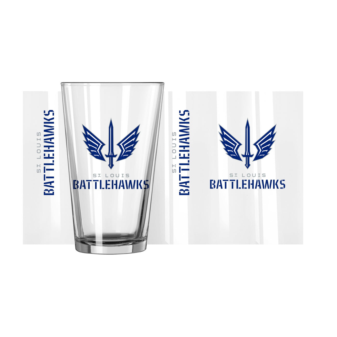 St Louis Battlehawks 16oz Gameday Pint Glass