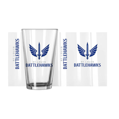 St Louis Battlehawks 16oz Gameday Pint Glass