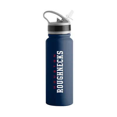 Houston Roughnecks 25oz Logo SingleWall FlipTop Bottle