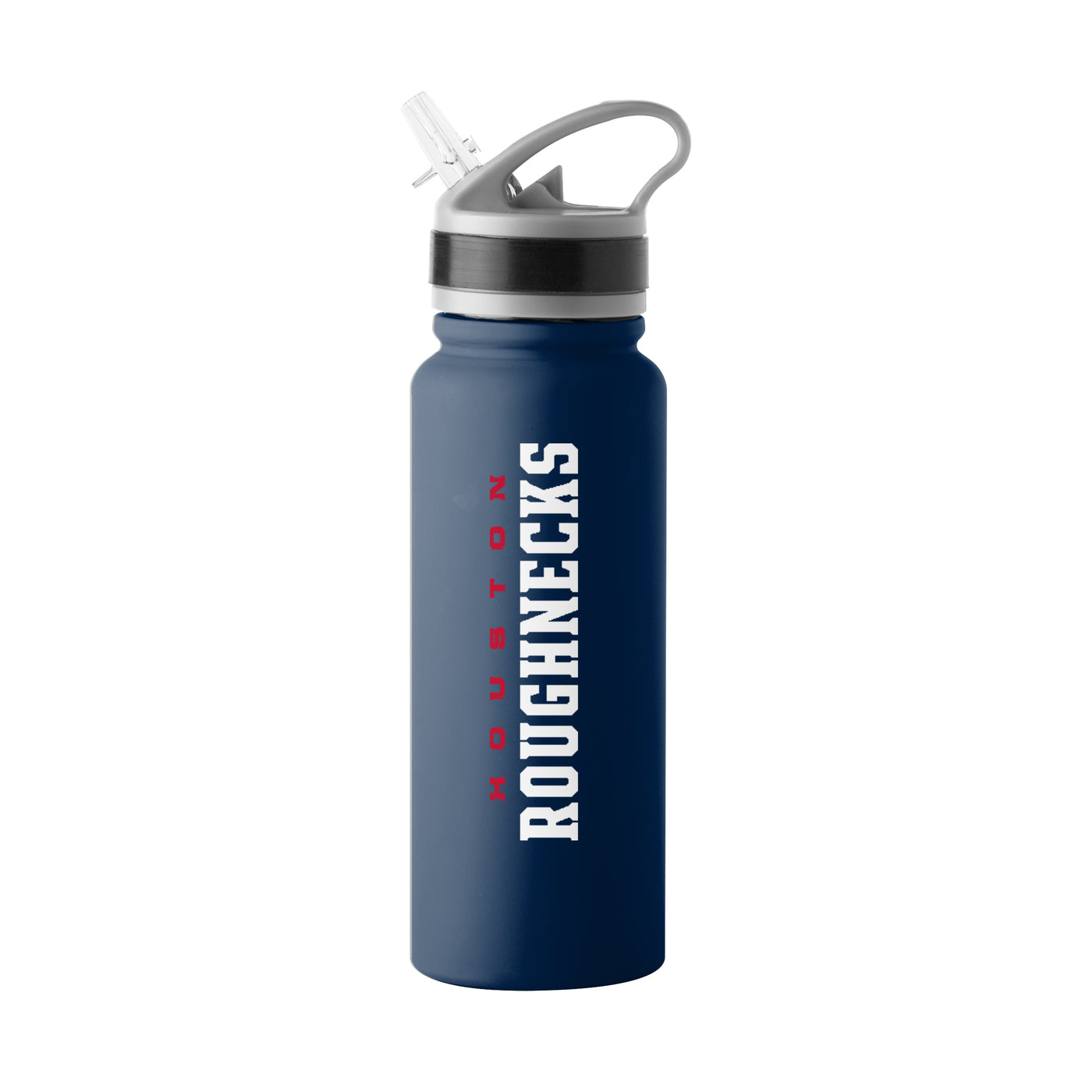 Houston Roughnecks 25oz Logo SingleWall FlipTop Bottle