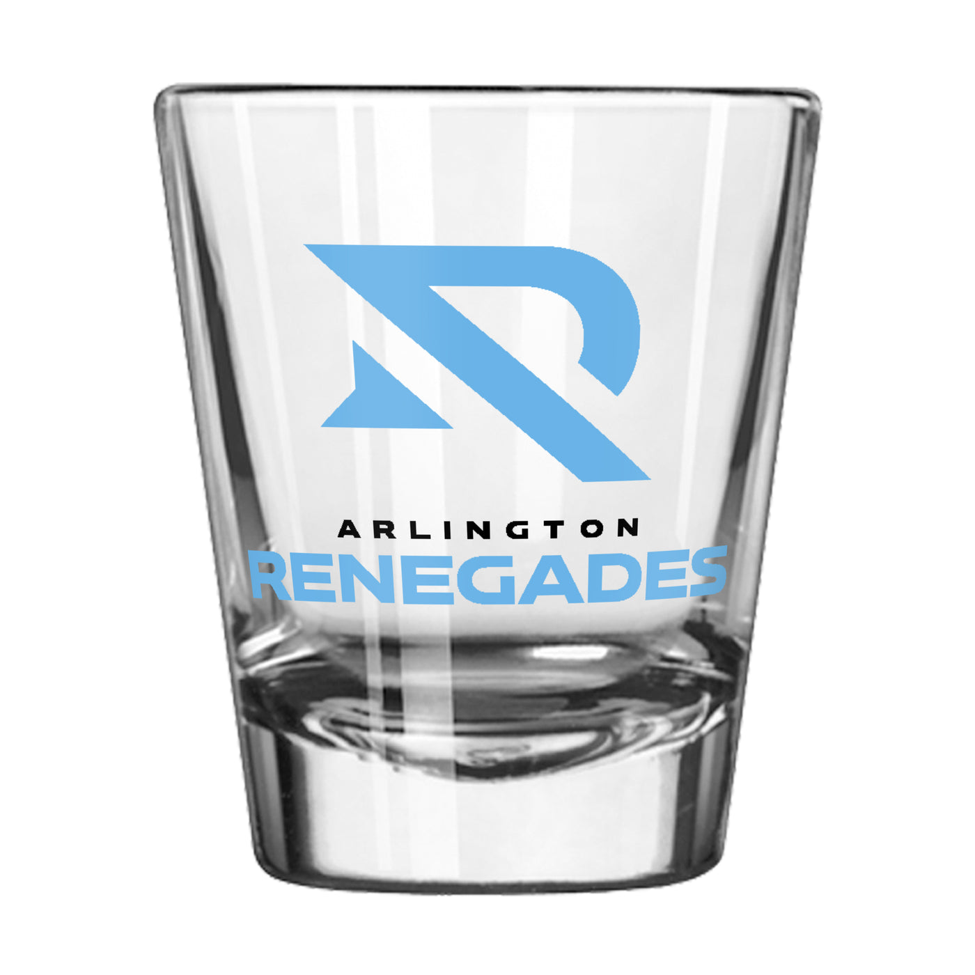 Arlington Renegades 2oz Gameday Shot Glass