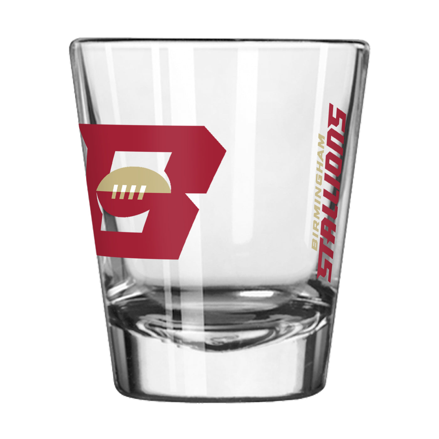 Birmingham Stallions 2oz Gameday Shot Glass