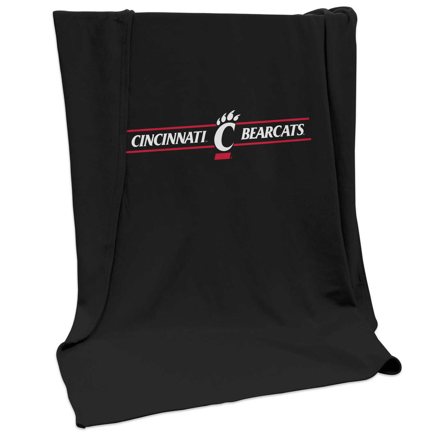 Cincinnati Campus Colors Sweatshirt Blanket (Screened)