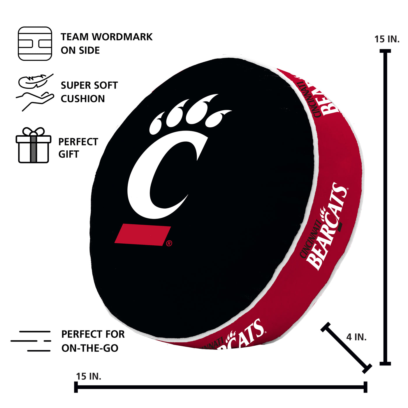 Cincinnati Puff Pillow