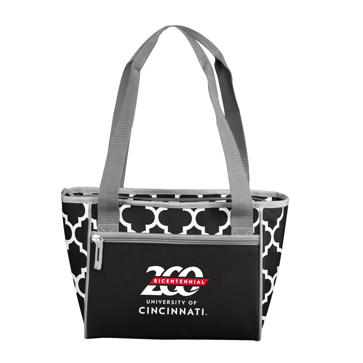 Cincinnati Quatrefoil Bicentennial 16 Can Cooler Tote