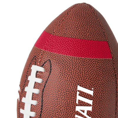 Cincinnati Team Stripe Official-Size Composite Football