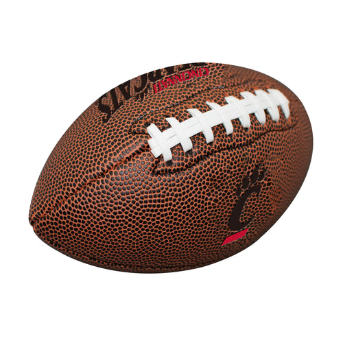 Cincinnati Mini Size Composite Football by Logo Brands, perfect for recreation and casual play.
