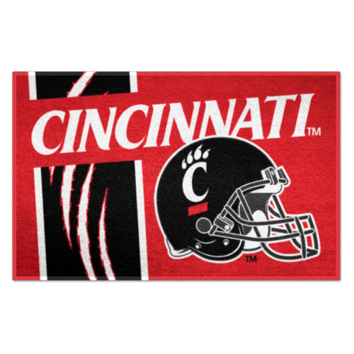 University of Cincinnati starter mat by Logo Brands featuring team logo and colors, ideal for university fans.
